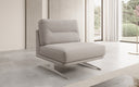 Design sofa-fauteuil Torino zonder armleuningen in Bouclé