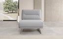 Design sofa-fauteuil Torino zonder armleuningen in Bouclé