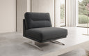Design sofa-fauteuil Torino zonder armleuningen in Bouclé