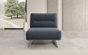 Design sofa-fauteuil Torino zonder armleuningen in Bouclé