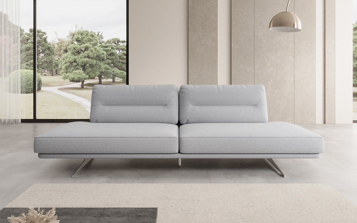 Designbank Torino 3-zits open in Bouclé