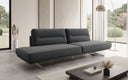 Designbank Torino 3-zits open in Bouclé