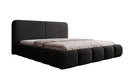 Design gestoffeerd bed Lolita in Bouclé met opbergruimte