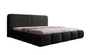 Design gestoffeerd bed Lolita in Bouclé met opbergruimte