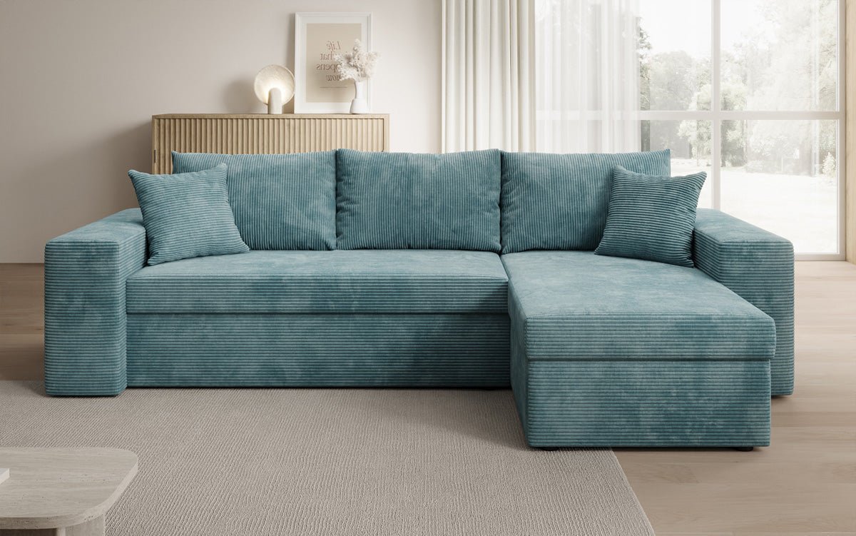 Designer Sofa Denver Cord met slaap- en klapfunctie