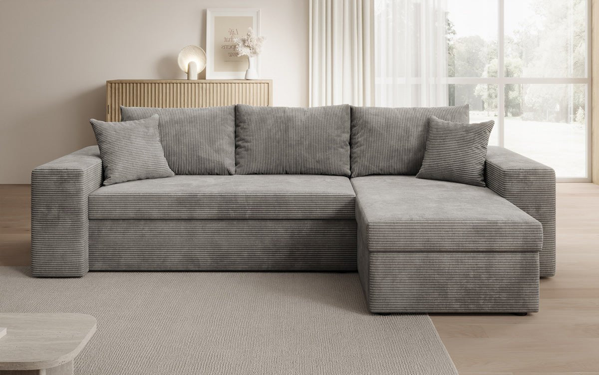 Designer Sofa Denver Cord met slaap- en klapfunctie