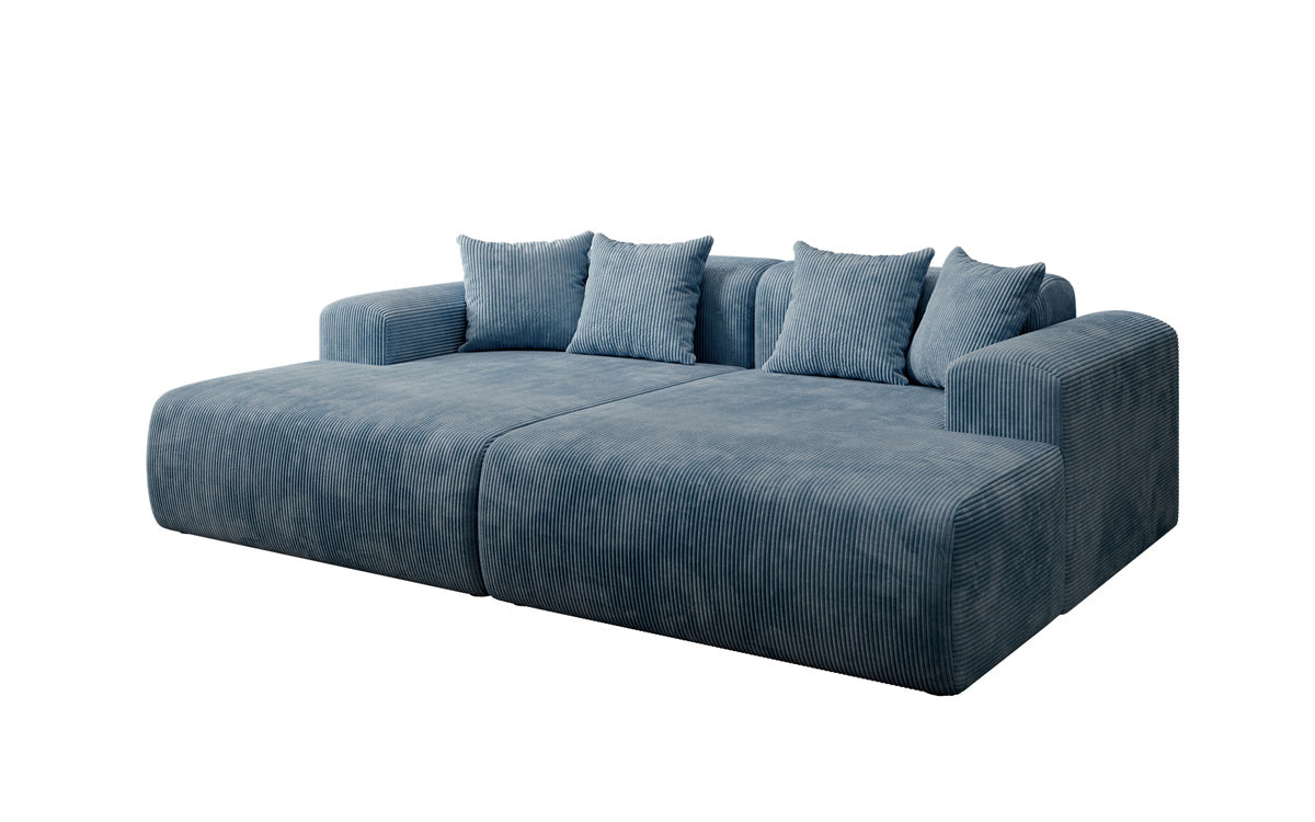 Design loungesofa Shelly in Ribstof