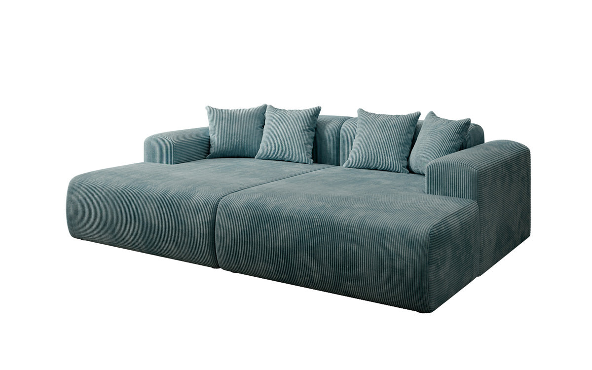 Design loungesofa Shelly in Ribstof