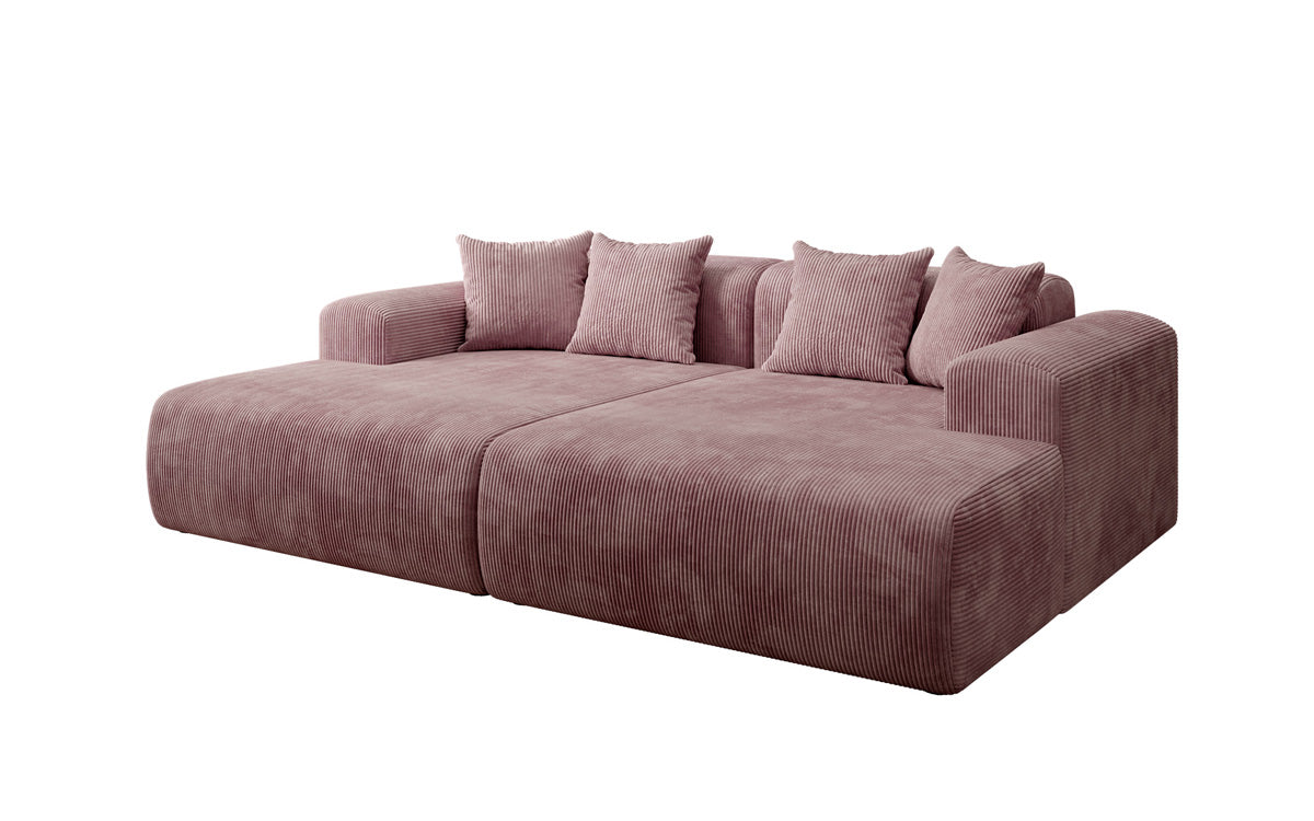 Design loungesofa Shelly in Ribstof