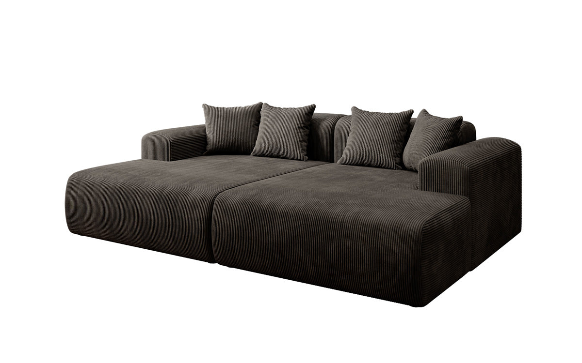 Design loungesofa Shelly in Ribstof