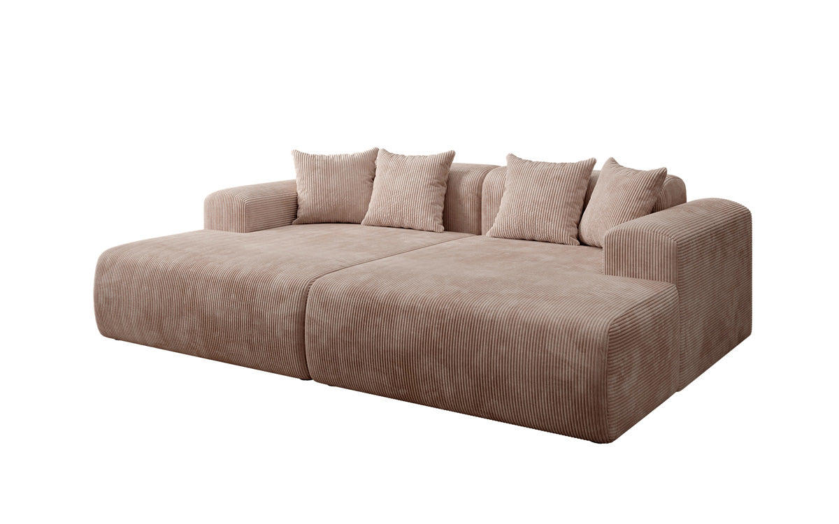 Design loungesofa Shelly in Ribstof