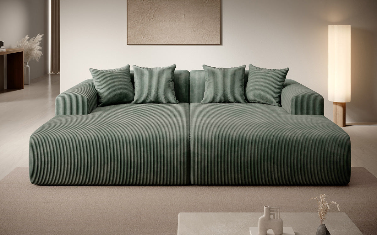 Design loungesofa Shelly in Ribstof