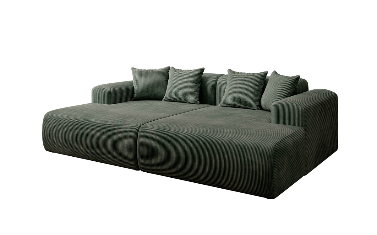 Design loungesofa Shelly in Ribstof
