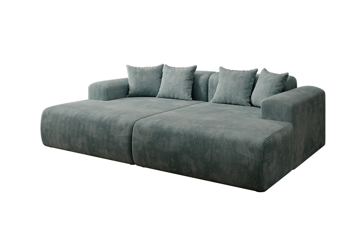 Design loungesofa Shelly in Ribstof