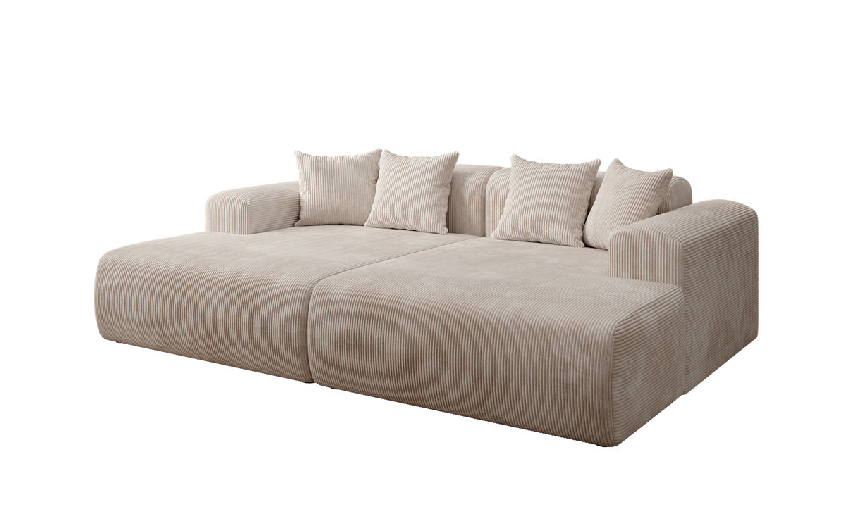 Design loungesofa Shelly in Ribstof