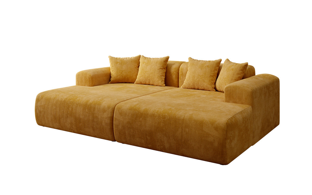 Design loungesofa Shelly in Ribstof