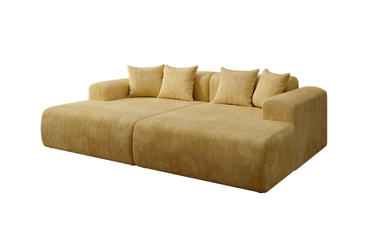 Design loungesofa Shelly in Ribstof