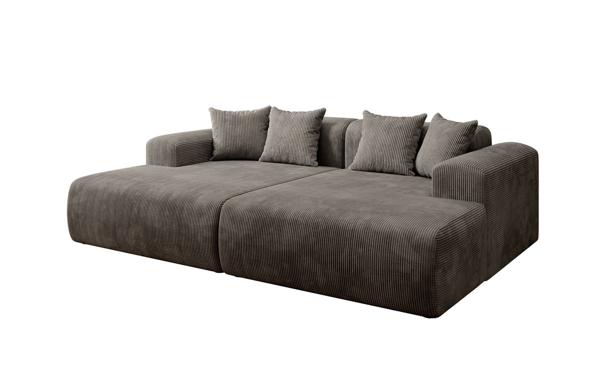 Design loungesofa Shelly in Ribstof