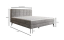 Boxspringbed Vera in Ribstof met hoge poten