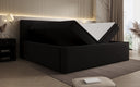 Designer gestoffeerd bed Nora in Teddystof Bouclé met opbergruimte incl. matrassen