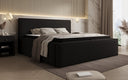 Designer gestoffeerd bed Nora in Teddystof Bouclé met opbergruimte incl. matrassen