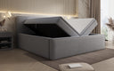 Designer gestoffeerd bed Nora in Teddystof Bouclé met opbergruimte incl. matrassen