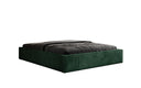 Designer gestoffeerd bed Base met opbergruimte zonder hoofdbord in Ribstof