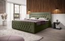 Boxspringbed Diva Bouclé met USB, LED en 2 laden