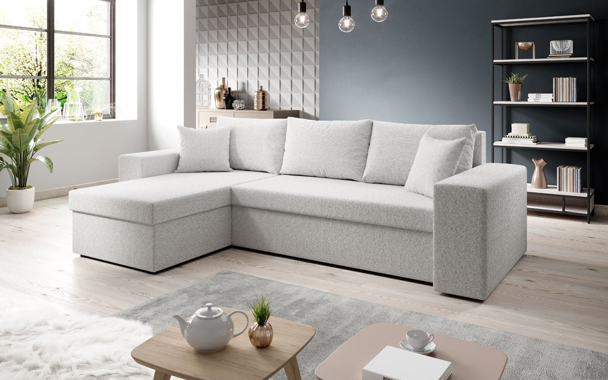 Designer Sofa Denver Bouclé met slaap- en klapfunctie