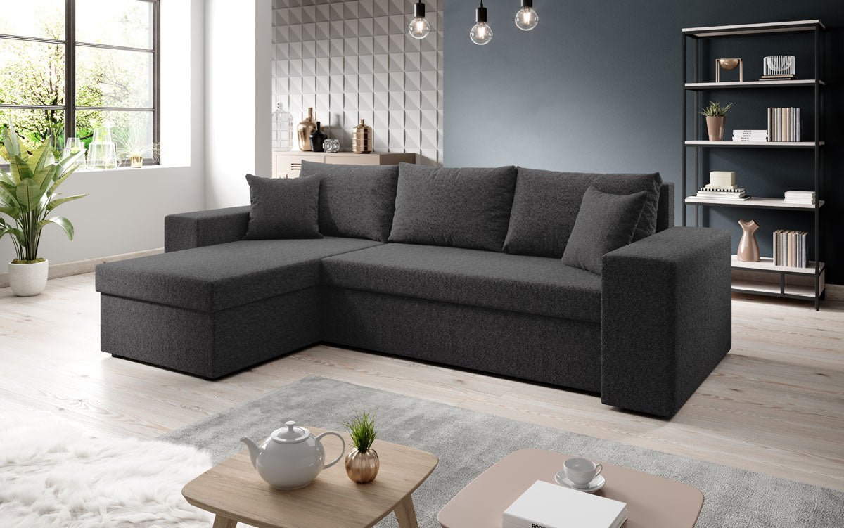 Designer Sofa Denver Bouclé met slaap- en klapfunctie