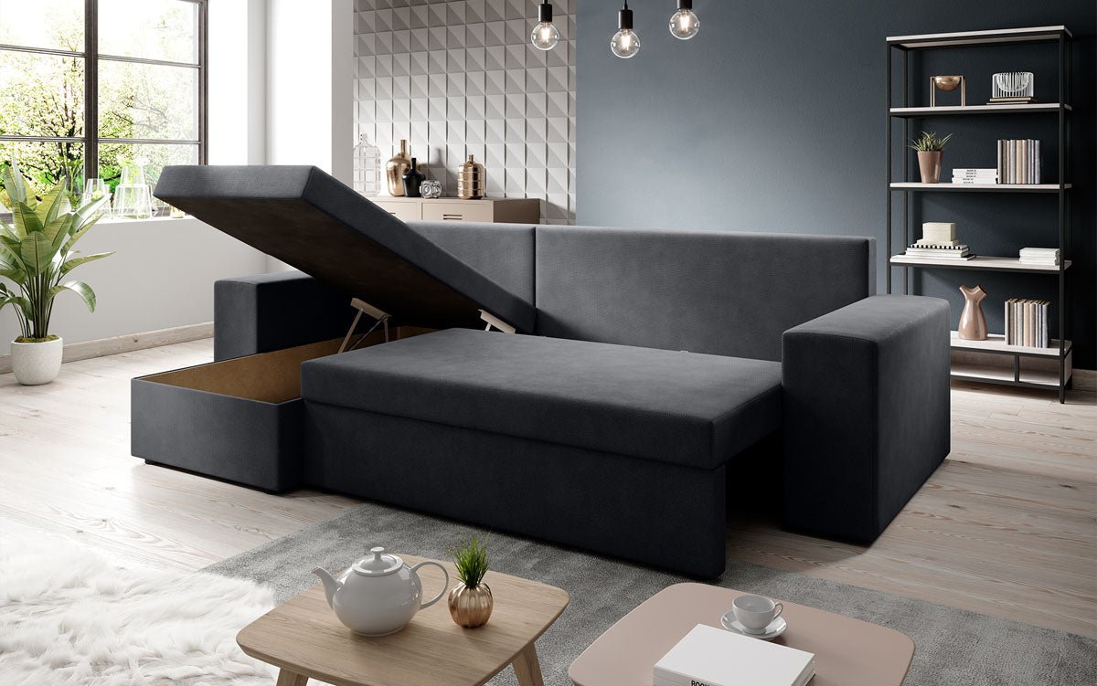 Designer Sofa Denver Cord met slaap- en klapfunctie