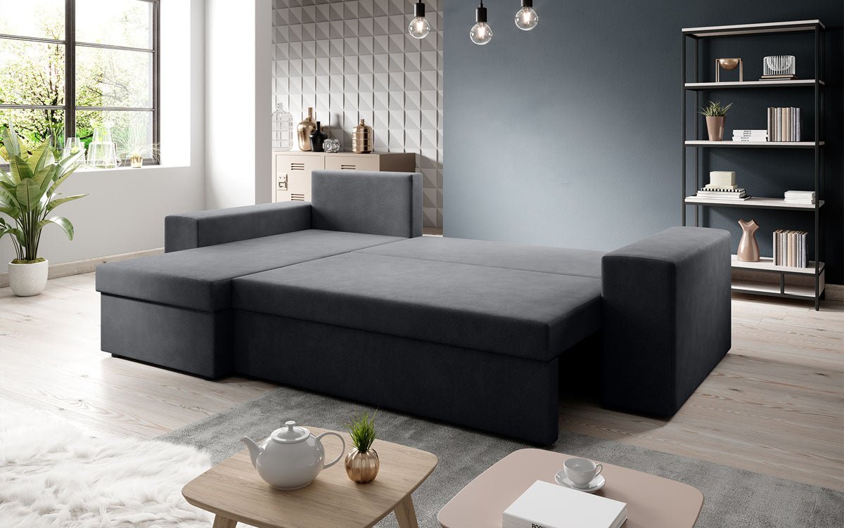 Designer Sofa Denver Cord met slaap- en klapfunctie