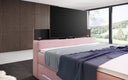Boxspringbed Pluto met TV-lift, RGB en opbergruimte