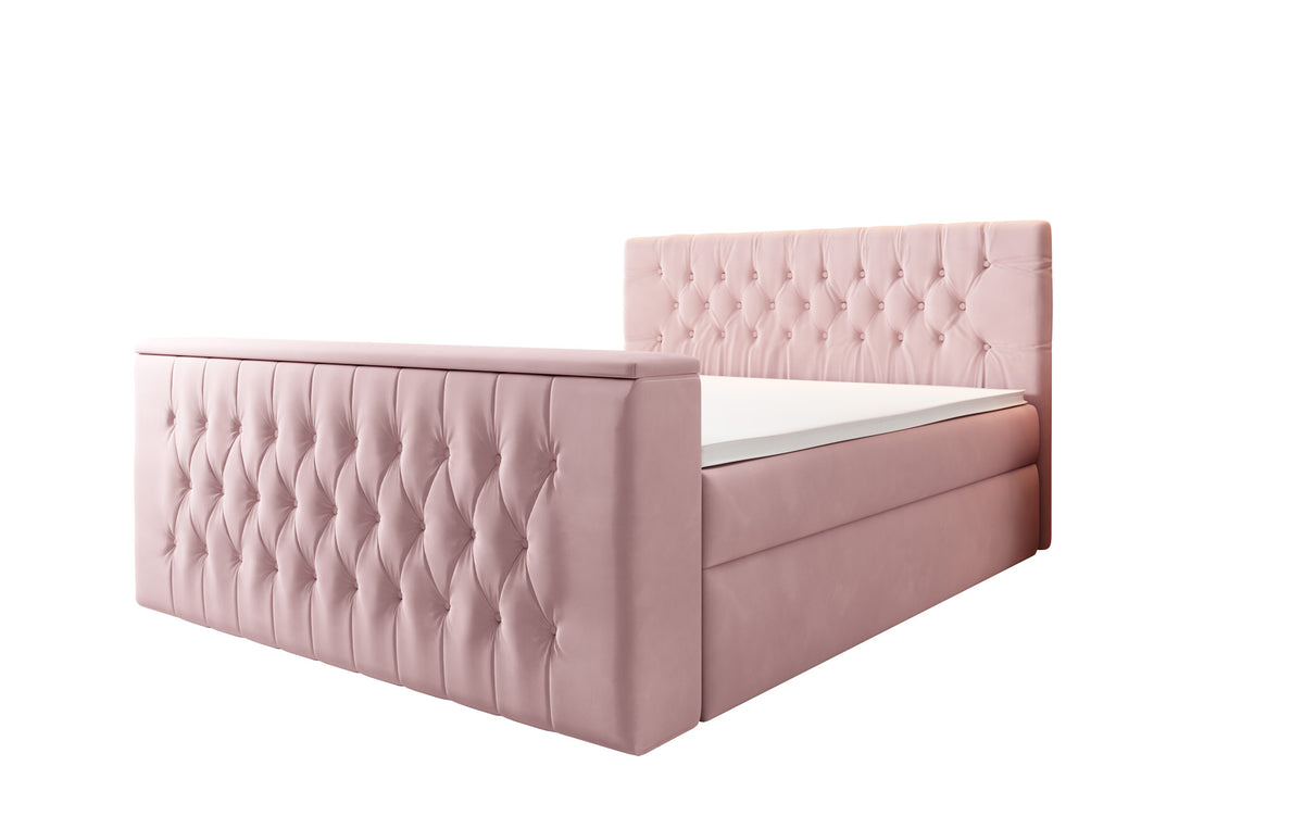 Boxspringbed Velano met TV-lift en opbergruimte