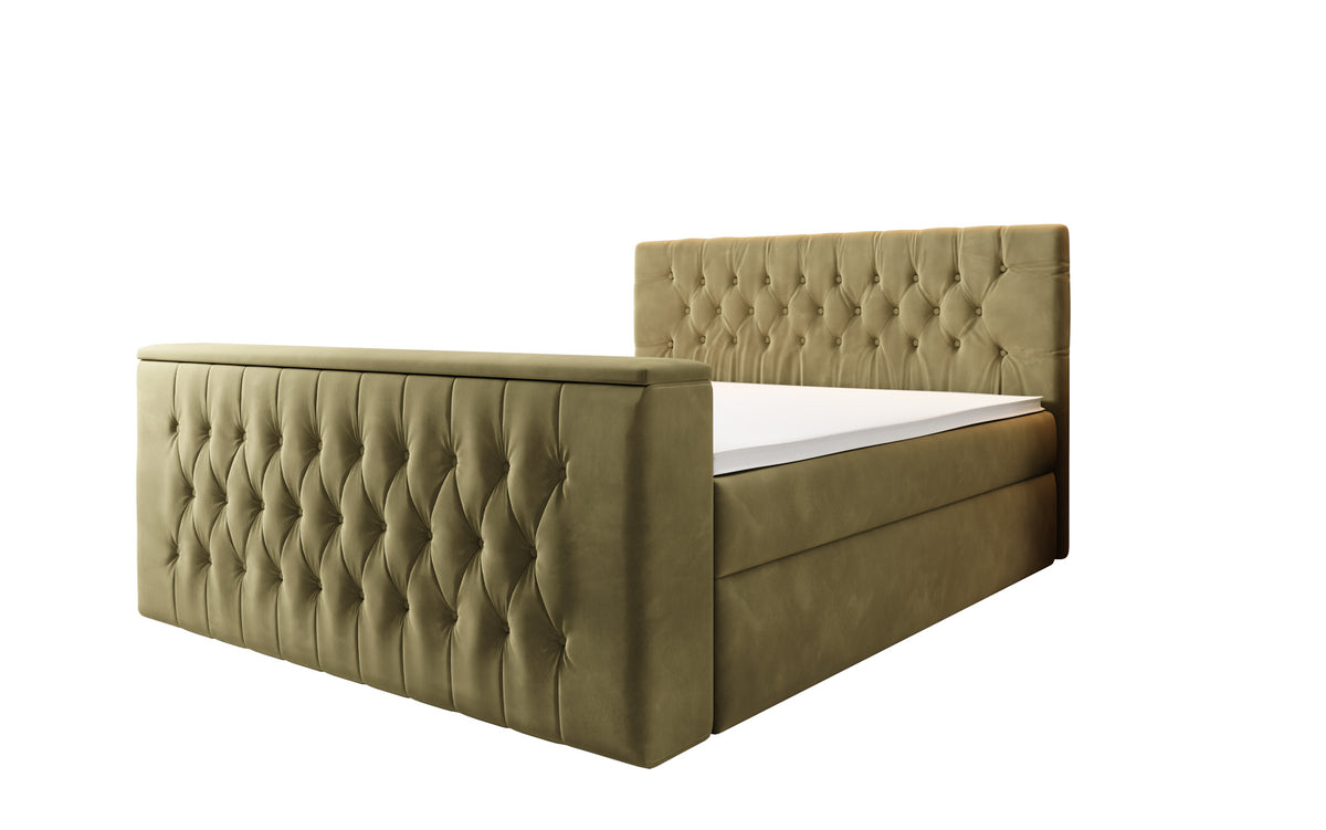 Boxspringbed Velano met TV-lift en opbergruimte