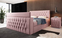 Boxspringbed Vulnero met TV-lift en opbergruimte (2 laden)