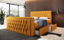 Boxspringbed Vulnero met TV-lift en opbergruimte (2 laden)
