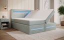Boxspringbed Minera met LED, USB en opbergruimte