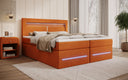 Boxspringbed Minera met LED, USB en opbergruimte
