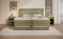 Boxspringbed Minera met LED, USB en opbergruimte