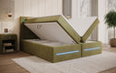 Boxspringbed Minera met LED, USB en opbergruimte