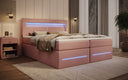Boxspringbed Minera met LED, USB en opbergruimte