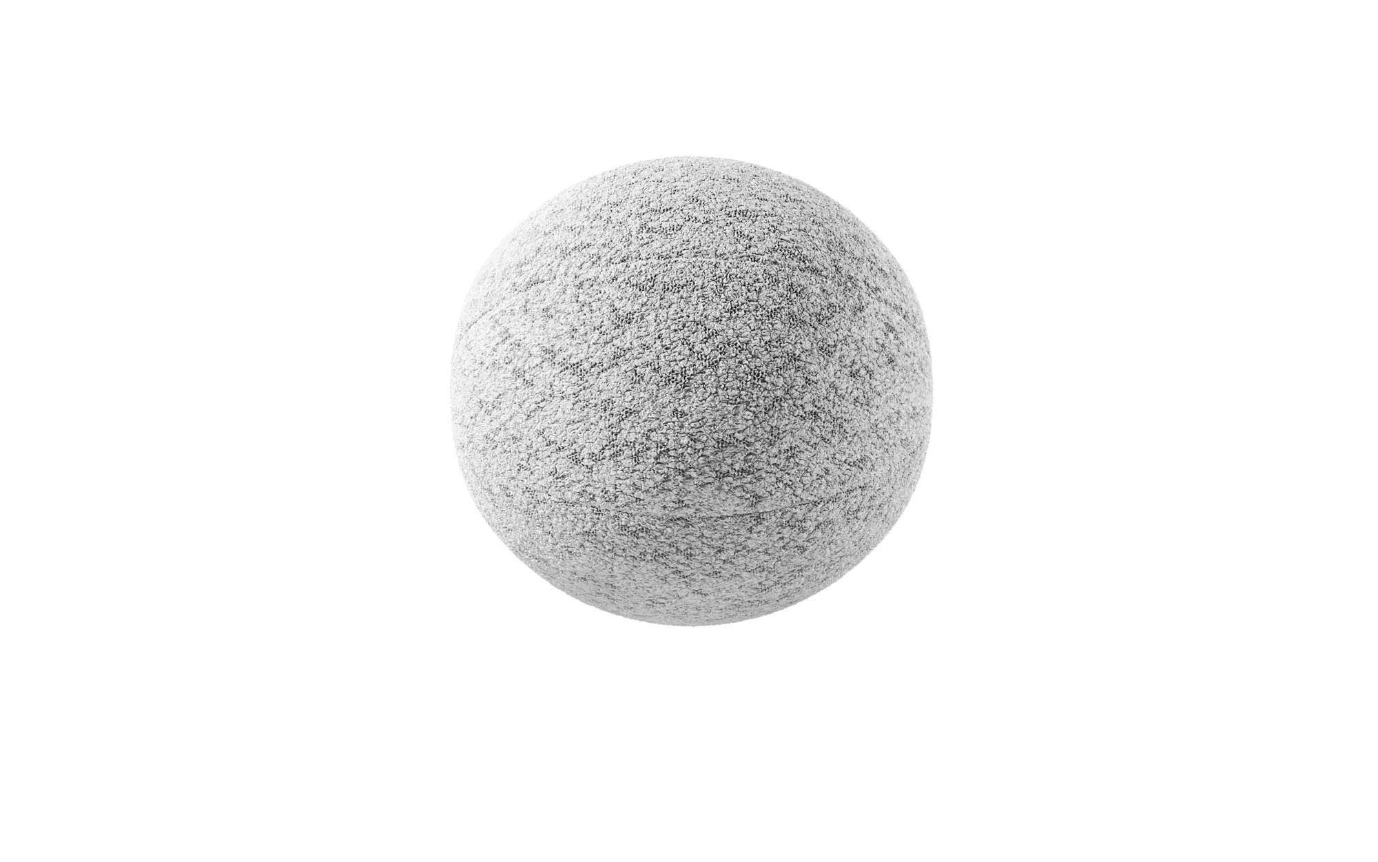 Rond sierkussen Globe ⌀28 cm van bouclé