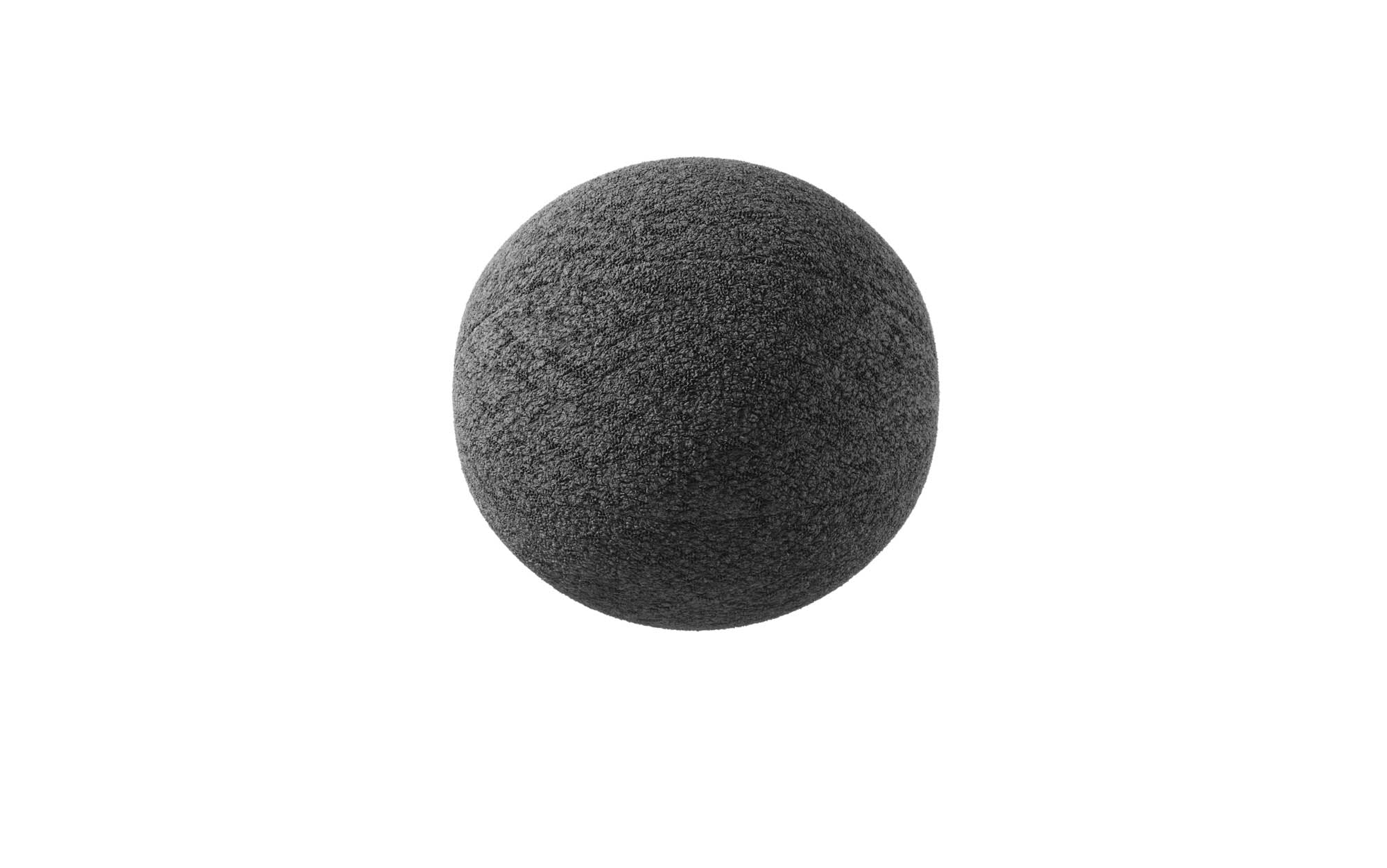 Rond sierkussen Globe ⌀28 cm van bouclé