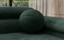 Rond sierkussen Sphere ⌀35 cm van ribstof