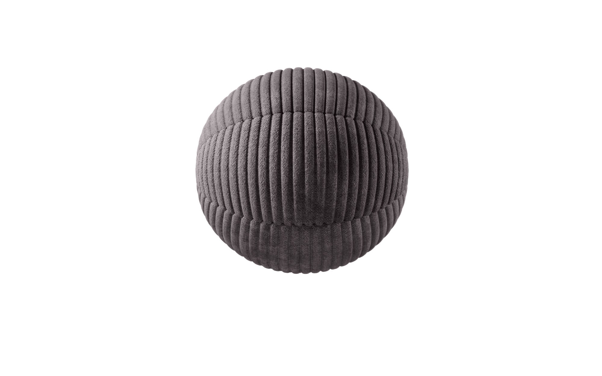 Rond sierkussen Globe ⌀28 van corduroy