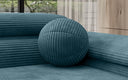 Rond sierkussen Sphere ⌀35 cm van ribstof