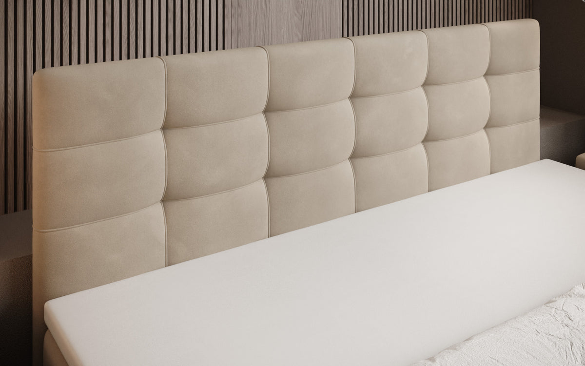 Boxspringbed Luxor Fluweel met Opbergruimte