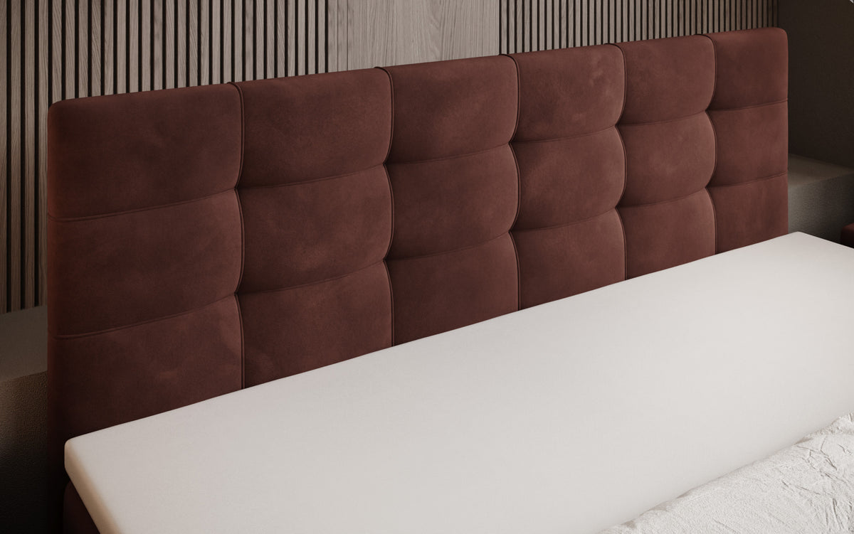Boxspringbed Luxor Fluweel met Opbergruimte