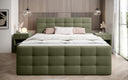 Boxspringbed Luxor Bouclé met opbergruimte